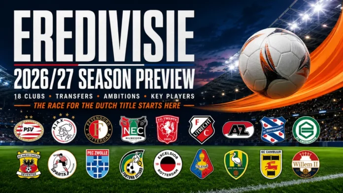 Eredivisie 2026/2027 Football Excel Fixture Prediction Download